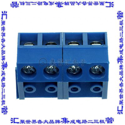 1776263-4 端子块连接器4POS无罩接头的插头5mm蓝色自由悬挂