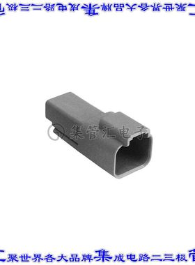 PX0106P02GY 矩形连接器外壳2POS插座公形引脚灰色自由悬挂