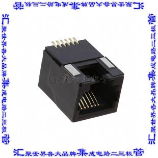 MTJ 接插件连接器MODULAR JACK 6P6C 66WAX1