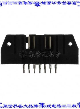 1658694-7 针座连接器14POS接头2排2.54mm公形插针通孔直针镀金