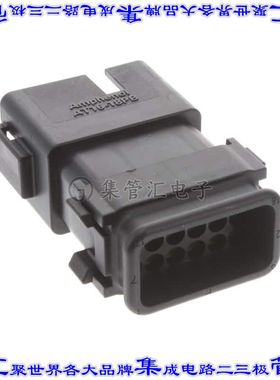 AT16-18PB-SR02 矩形连接器外壳18POS插座3排公形引脚黑色自由悬