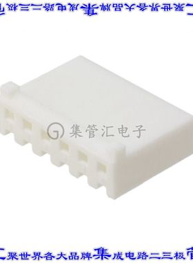 647402-6 矩形连接器外壳6POS插座3.96mm母形插口天然色自由悬挂