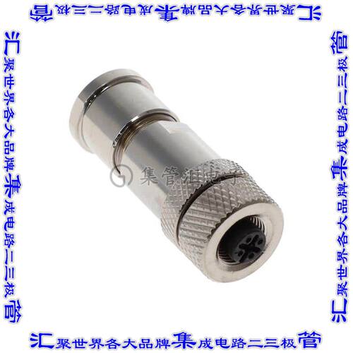 CNF12-S5SB0-BP7 圆形连接器5POS插头母插口螺钉镀金自由悬挂