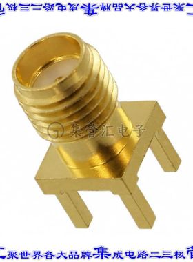 132134-15 同轴连接器SMA插孔母形插口焊接50欧姆表面安装通孔