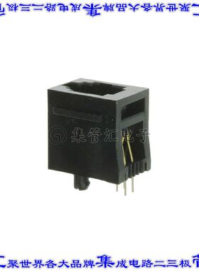 A-20140 接插件连接器CONN MOD JACK 4P4C VERT UNSHLD