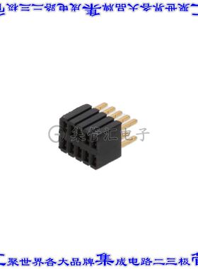 SLM-105-01-G-D 针座连接器10POS插座2排1.27mm叉状通孔直针镀金
