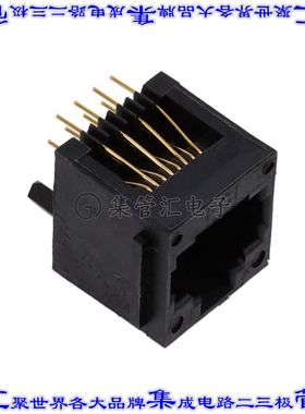 69255-004LF 接插件连接器CONN MOD JACK 8P8C VERT UNSHLD