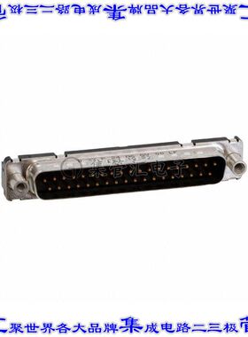 D37P24A6GV00LF 连接器37POS插头公引脚2排D-Sub通孔
