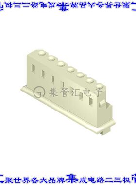 CI2504S0000 矩形连接器外壳4POS插座2.5mm母形插口天然色自由悬