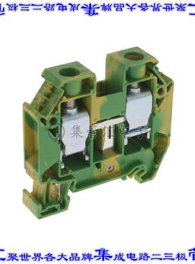 XW5G-S16-1.1-1 端子块连接器2POS接地地面12.0mm绿色黄色4-14AWG