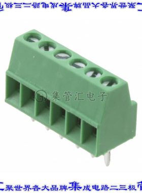 OSTVN06A150 线对板连接器6POS接线端子2.54mm通孔水平带板