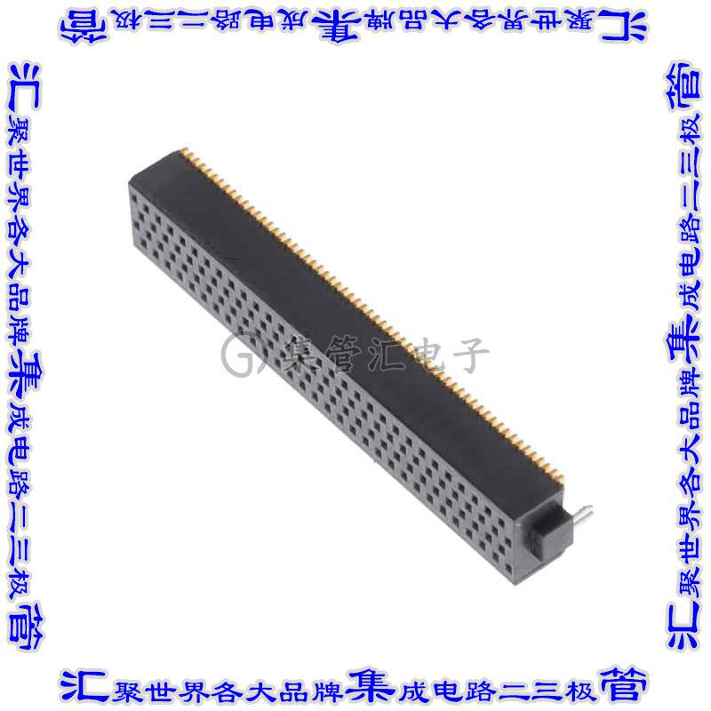 SOLC-130-02-F-Q-LC 针座连接器120POS插座4排1.27mm叉状表贴SMD