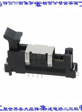 CE120180L110044 卡边缘连接器20(18+2电源)母头2排0.8mm黑色镀金