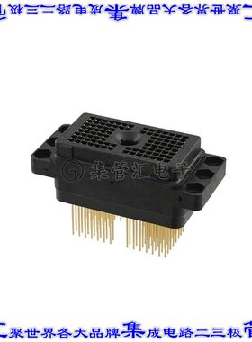 DL2-96RW-4B 背板连接器96POS插座公母两用8排2.54mm面板安装黑色