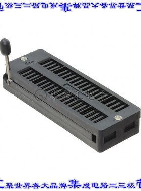 383 连接器IC插座DIPZIF(ZIP)插口40(2 x 20)位置镀金通孔