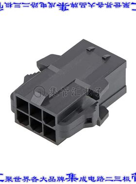 1727673018 矩形连接器外壳18POS插头2排4.2mm公形引脚黑色面板安