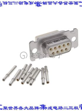 DEMA9SF225 连接器9POS插座母插口2排D-Sub面板安装