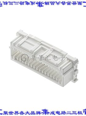 2016442380 矩形连接器外壳38POS插座2排1.5mm母形插口天然色自由