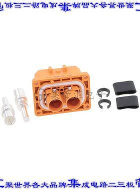 ELRA2Z2501 矩形连接器2POS插座16mm公引脚橙色压接面板安装