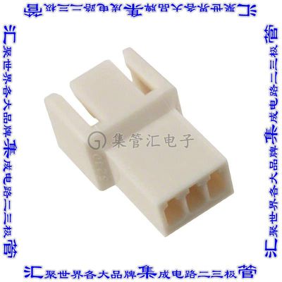 29110033 0029110033矩形连接器外壳3POS插头2.5mm公形引脚乳白自
