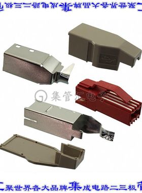 74233-202LF 连接器USB-A和电源组合式插头8POS USB 2.0自由悬挂