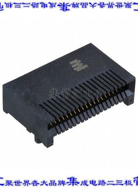 1-1761987-8 插拔式连接器38POS插座SAS,迷你型表面贴装直角焊接