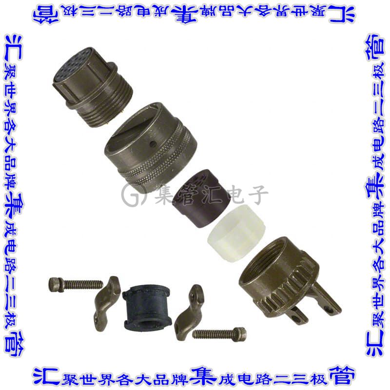 MS3116F14-18S 圆形连接器18POS插头母插口焊杯镀金自由悬挂