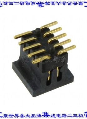 M40-3200545R 针座连接器10POS接头2排1mm公形插针表贴SMD镀金