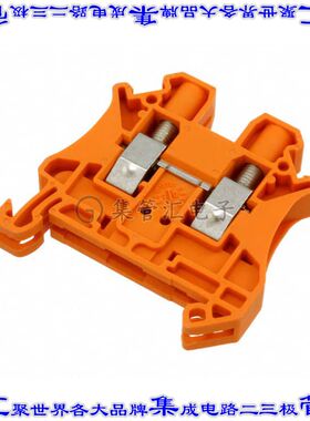 3046281 端子块连接器2POS馈通式10.2mm橙色6-20AWG