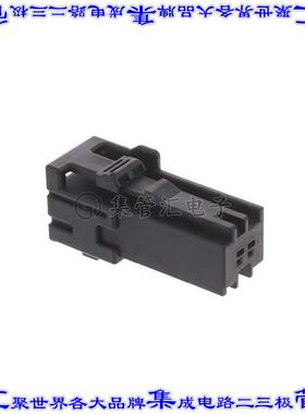 MX74B002XGA 矩形连接器外壳2POS插座母形插口黑色自由悬挂