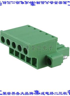 1777837 端子块连接器5POS插头母插口5.08mm绿色自由悬挂