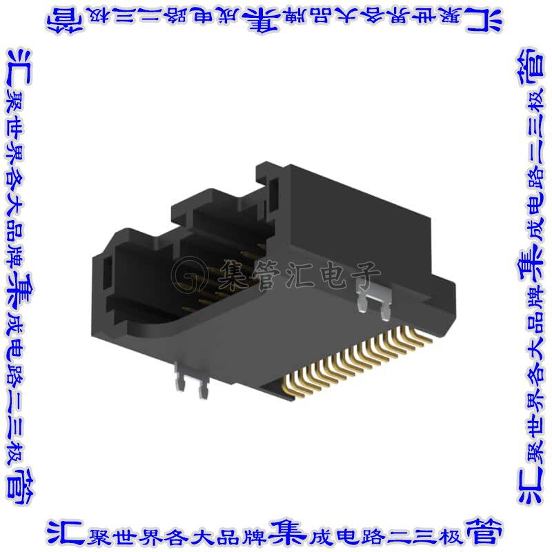 IMSA-13065B-2-16Y902 针座连接器16POS接头2排2mm公形插针表贴SM