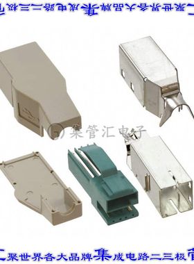 74233-100LF 连接器USB-A和电源组合式插头8POS USB 2.0自由悬挂