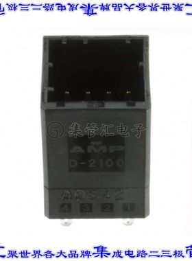 1318125-1 针座连接器8POS接头2排2.5mm公形插针通孔直针镀金