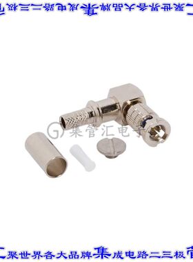 034-1118-12G 同轴连接器BNCHD插头公引脚焊接75欧姆自由悬挂直角