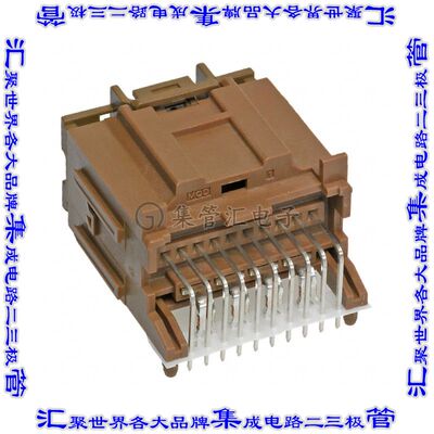 347730140 0347730140针座连接器14(10+4电源)接头公形插针通孔直