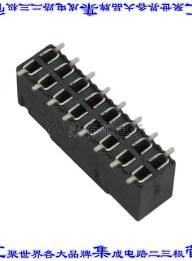 963216-2000-AR-PR 针座连接器16POS插座2排2.54mm母形插口表贴SM