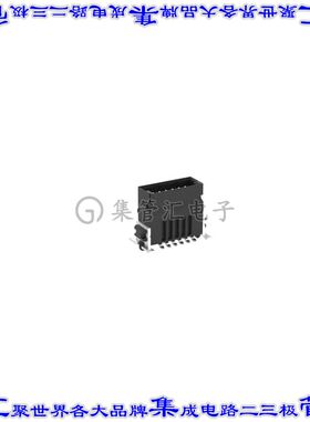 234206-E 针座连接器12POS接头2排1.27mm公形插针表贴SMD镀金