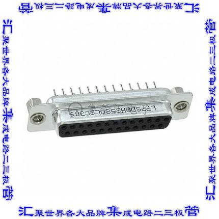 L77SDBH25SOL2C309 连接器25POS插座母插口2排D-Sub通孔