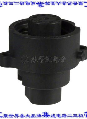 C01610G00600012 圆形连接器7(6+PE)插座外壳用于母插口黑色面板