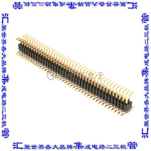 HDR-SOICN-80 连接器IC插座SOIC插口80(2 x 40)位置镀金表面贴装