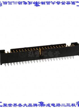 1-5103309-0 针座连接器50POS接头2排2.54mm公形插针通孔直针镀金