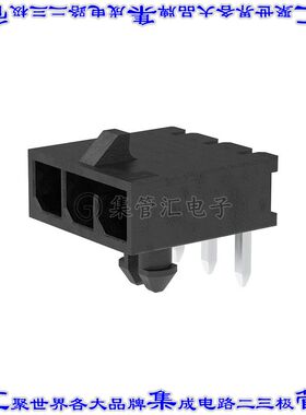 2157602002 针座连接器2POS接头3mm公形插针通孔直角镀金