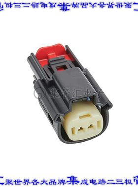 334710209 0334710209矩形连接器外壳2POS插座3.5mm母形插口灰色