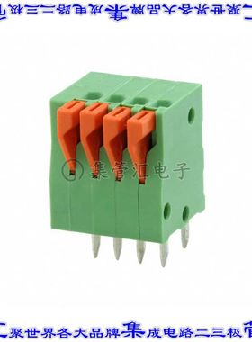 AST0820406 线对板连接器4POS接线端子2.54mm通孔垂直带板