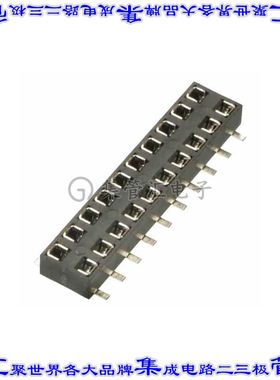 M22-6360342 针座连接器6POS插座2排2mm母形插口表贴SMD镀金