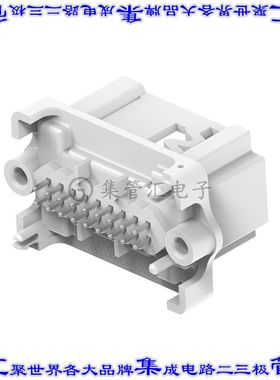 967618-2 针座连接器18POS接头2排2.54mm公形插针通孔直针锡