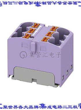 3273806 接线板专用连接器6POS中等18.5mm紫色