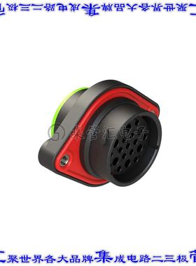 AHDP02-24-19SN-SRA 圆形连接器19POS插座外壳用于母插口黑色面板