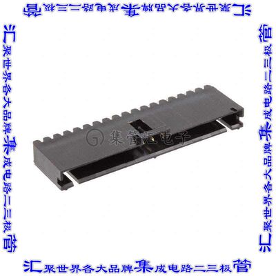 1-103670-7 针座连接器18POS接头2.54mm公形插针通孔直针镀金